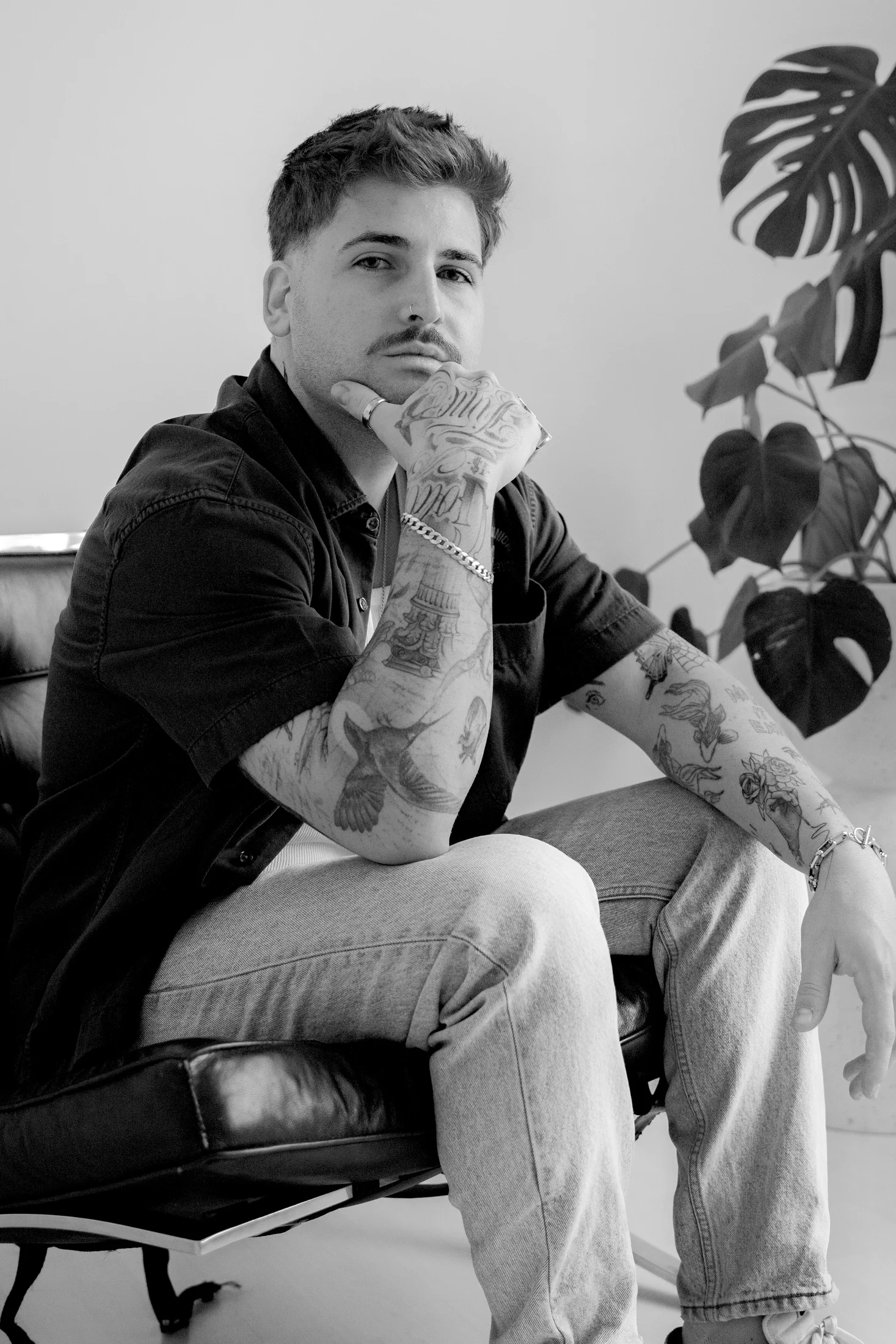 Enric in the studio — EFA Tattoo Barcelona